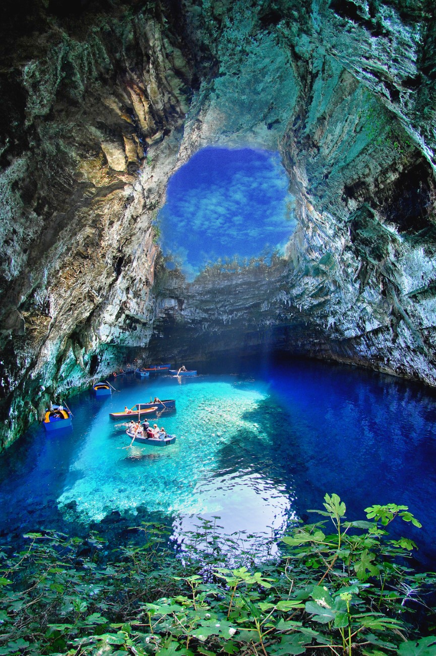Melissani Cave Kefalonia